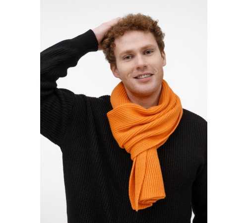 Шарф Nobilis Mono, оранжевый (абрикос)