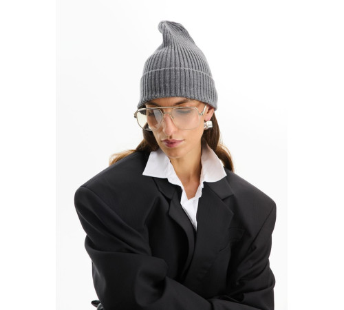Шапка Bernard, серый меланж