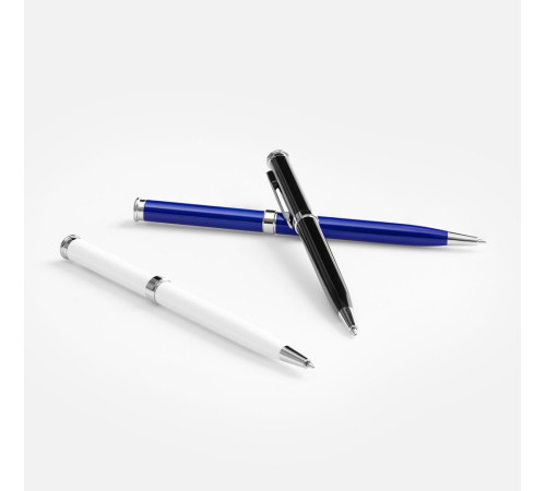 Ручка шариковая Finn Chrome, черная