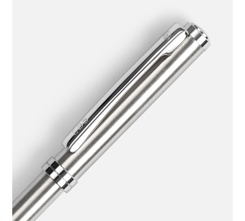 Ручка шариковая Delgado, серебристая