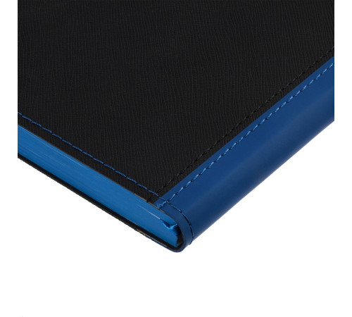 Ежедневник Nice Twice, недатированный, черный с синим