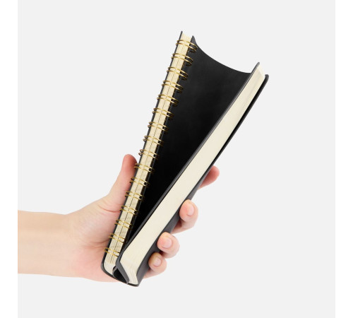 Ежедневник Spiral, недатированный, черный