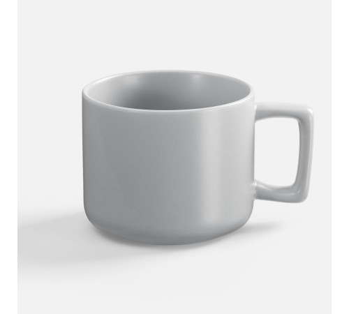 Чашка Jumbo в коробке матовая, светло-серая