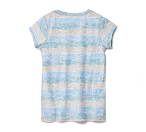 Футболка женская Rayet Lady двусторонняя, голубая с зеленым