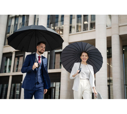 Зонт-трость Lui, черный