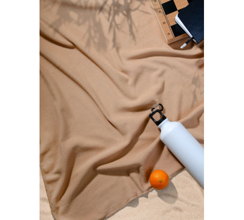 Флисовый плед Warm&Peace, бежевый