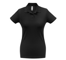 Рубашка поло женская ID.001 черная