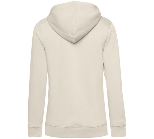 Толстовка с капюшоном женская BNC Inspire (Organic), молочно-белая