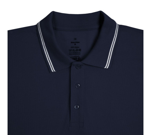 Рубашка поло Virma Stripes, темно-синяя