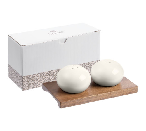 Набор из солонки и перечницы Piacente, белый