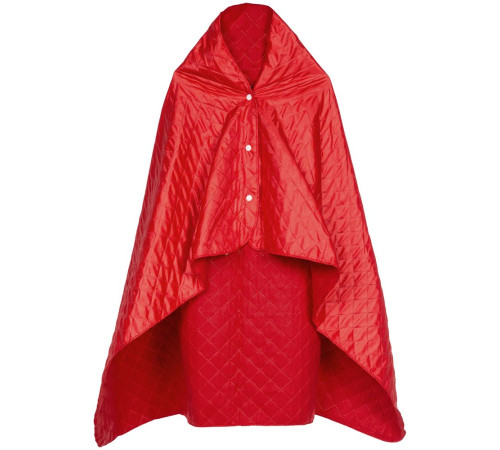 Плед-пончо для пикника SnapCoat, красный
