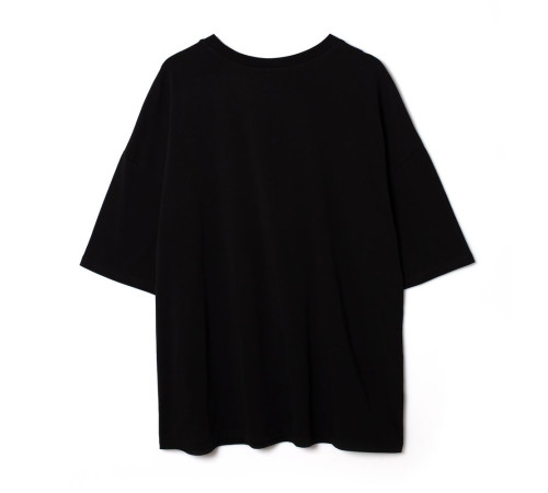 Футболка унисекс оверсайз Crosstown, черная