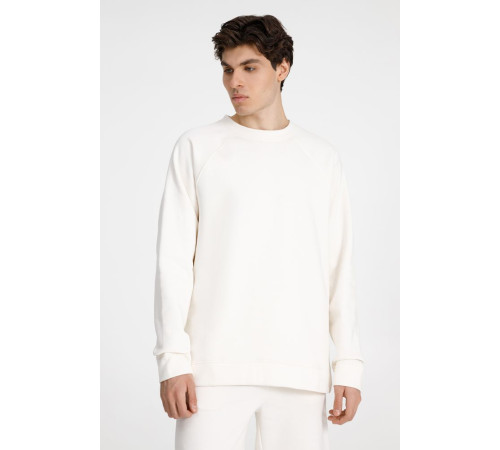 Свитшот унисекс S1, молочно-белый