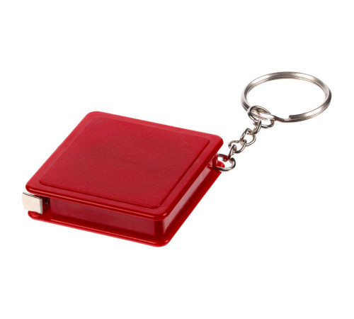 Брелок с рулеткой Square, ver.2, красный