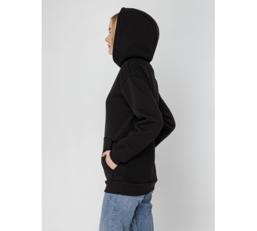 Худи унисекс оверсайз Full Swing, черное
