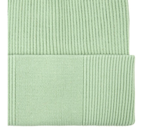 Шапка Real Rib, зеленая (мятная)