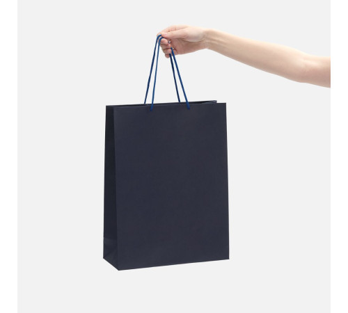 Пакет бумажный Porta XL, темно-синий