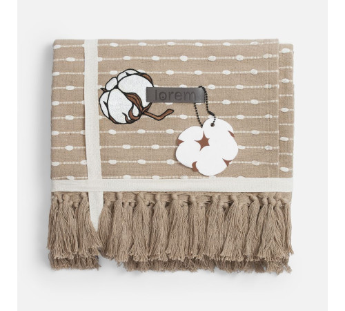 Лейбл кожаный Pasek, серый