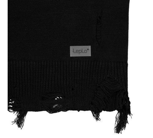 Джемпер оверсайз унисекс Grunge, черный