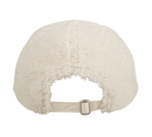 Бейсболка Oblako, утепленная, молочно-белая