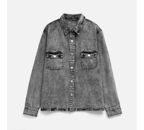 Куртка джинсовая O3, серая