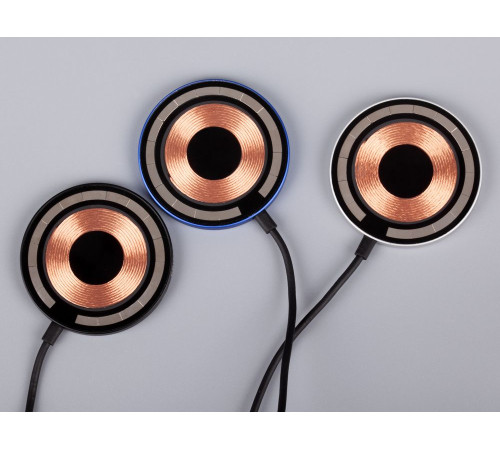 Магнитное зарядное устройство Cooper Rond, 15 Вт, серебристое