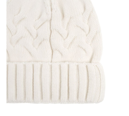 Шапка Loren, молочно-белая (ванильная)