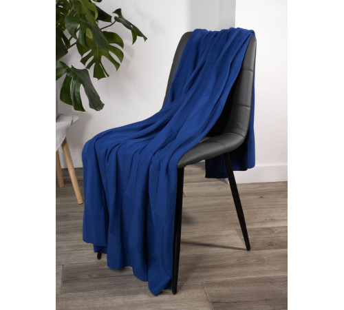 Плед Rombus, синий (василек)