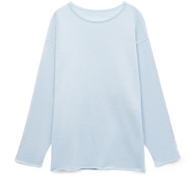 Лонгслив унисекс Siluetti Fuori, светло-голубой