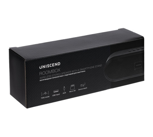 Беспроводная стереоколонка Uniscend Roombox, светло-серая