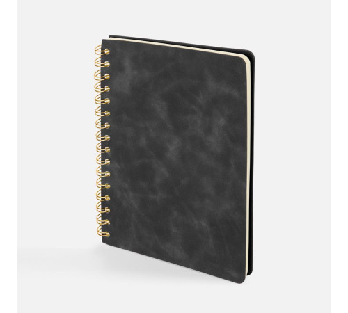 Ежедневник Spiral, недатированный, черный