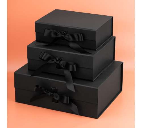 Коробка складная Rusetti, M, черная