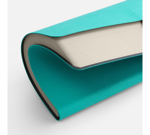 Ежедневник Lungo, недатированный, бирюзовый