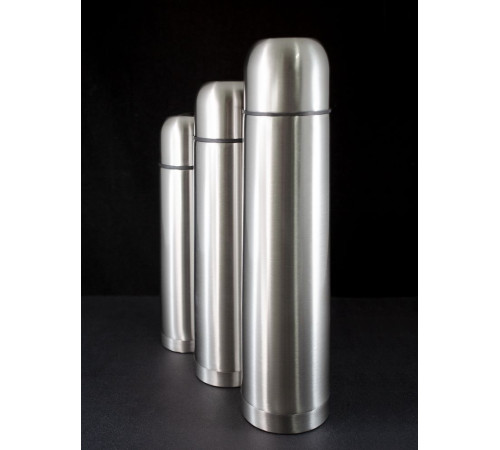 Термос Plain 1000, серебристый