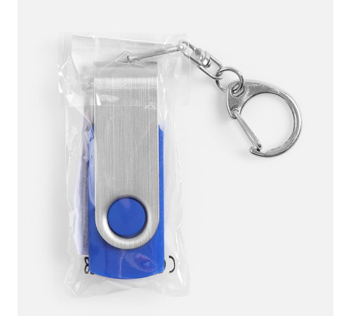 Флешка Twist, синяя, 8 Гб