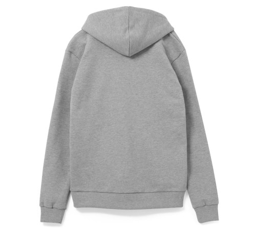 Толстовка на молнии с капюшоном Unit Siverga, серый меланж