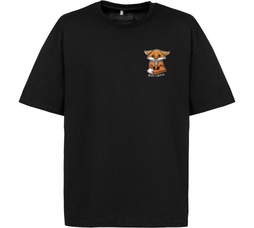 Футболка оверсайз «Cute Fire. Всех сжечь», черная