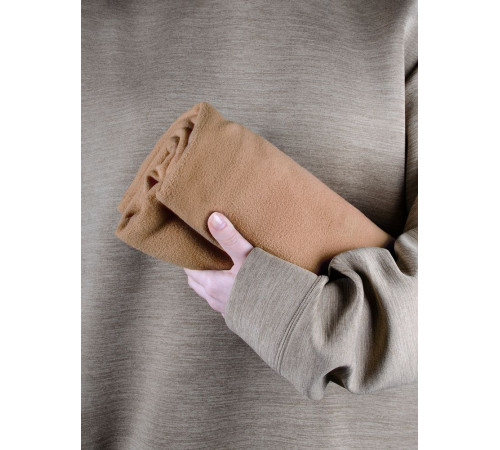 Флисовый плед Warm&Peace, бежевый