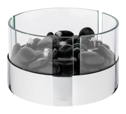 Настольный камин Magnifique с базальтовыми камнями, ver.2