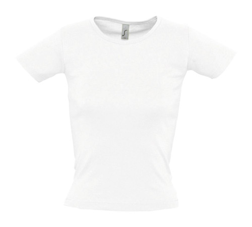 Футболка женская с круглым вырезом Lady 220 белая