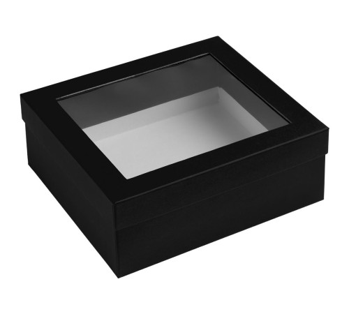 Коробка Teaser с окном, черная