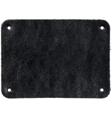 Лейбл кожаный Beta, XL, черный