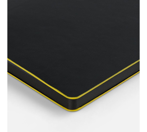 Ежедневник Trait, недатированный, черный с желтым