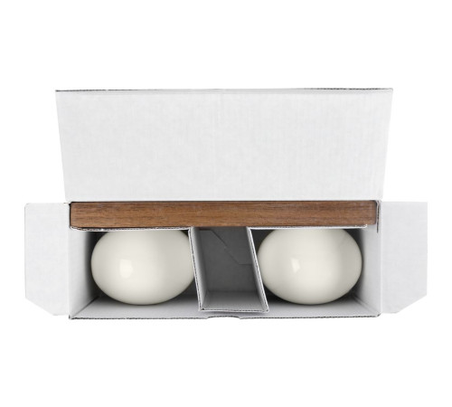 Набор из солонки и перечницы Piacente, белый