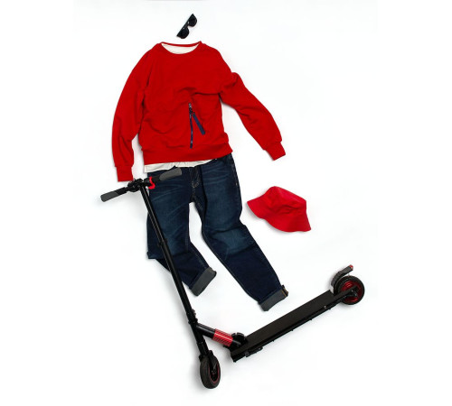 Свитшот унисекс Kosmos 2.0, красный