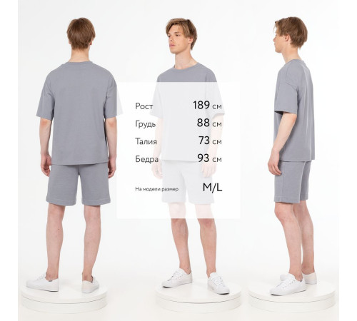 Футболка унисекс оверсайз T3, серая