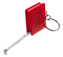 Брелок с рулеткой Square, ver.2, красный