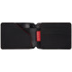 Портмоне Arrival, черное с красным