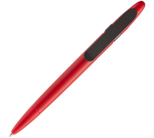 Ручка шариковая Prodir DS5 TSM Metal Clip, красная с серым