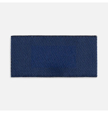 Лейбл тканевый Epsilon, XXS, темно-синий